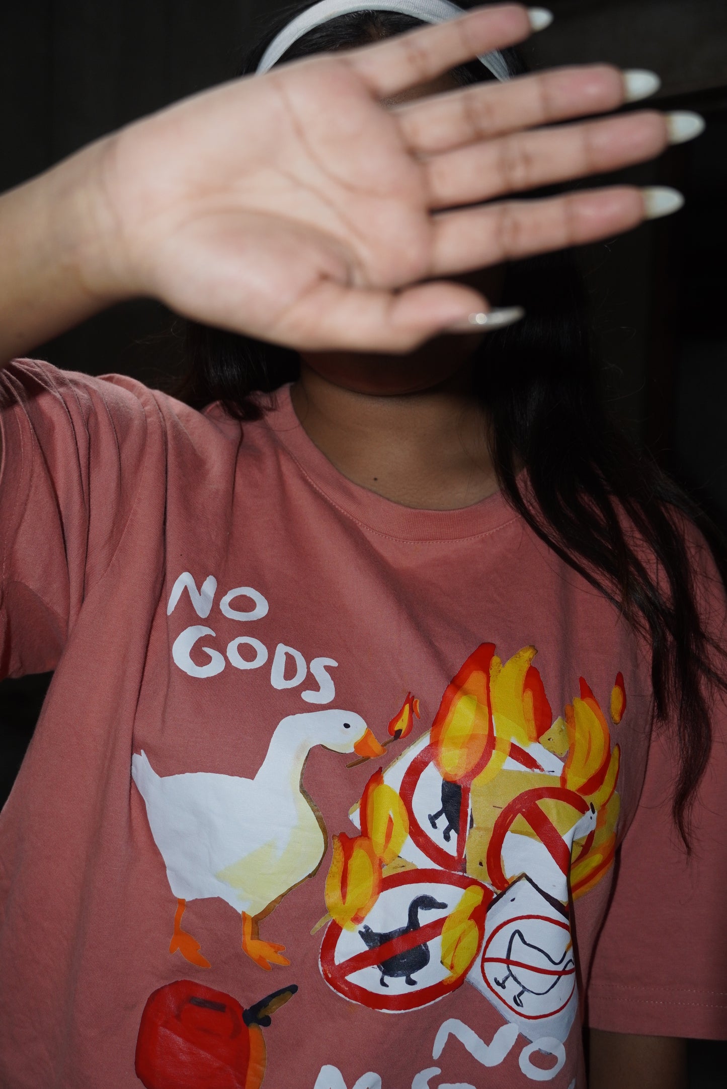 No master no gods oversized t-shirt